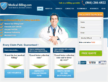 Tablet Screenshot of medical-billing.com